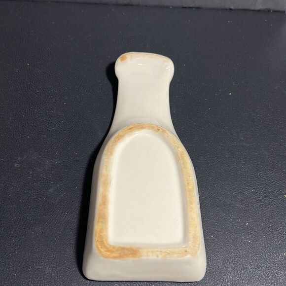 Figural Milk Bottle Spoon Rest. Farm Fresh Brand vintage. kk313 - Picture 2 of 2